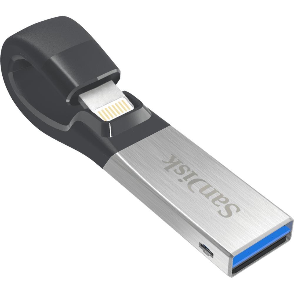 Memoria Flash USB SanDisk iXpand de 128 GB para iPhone y iPad