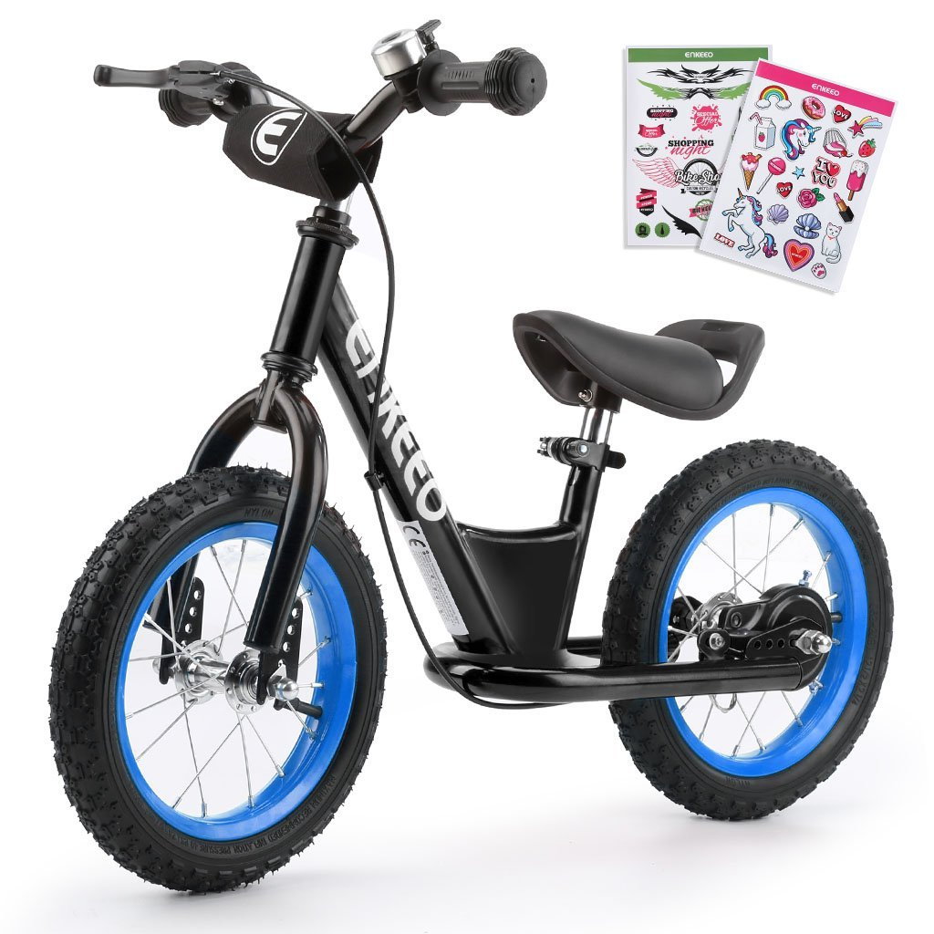 12'' Bicicleta sin Pedales, Bicicleta de Equilibrio, Entrenamiento Transicional en Bicicleta para lo Niños