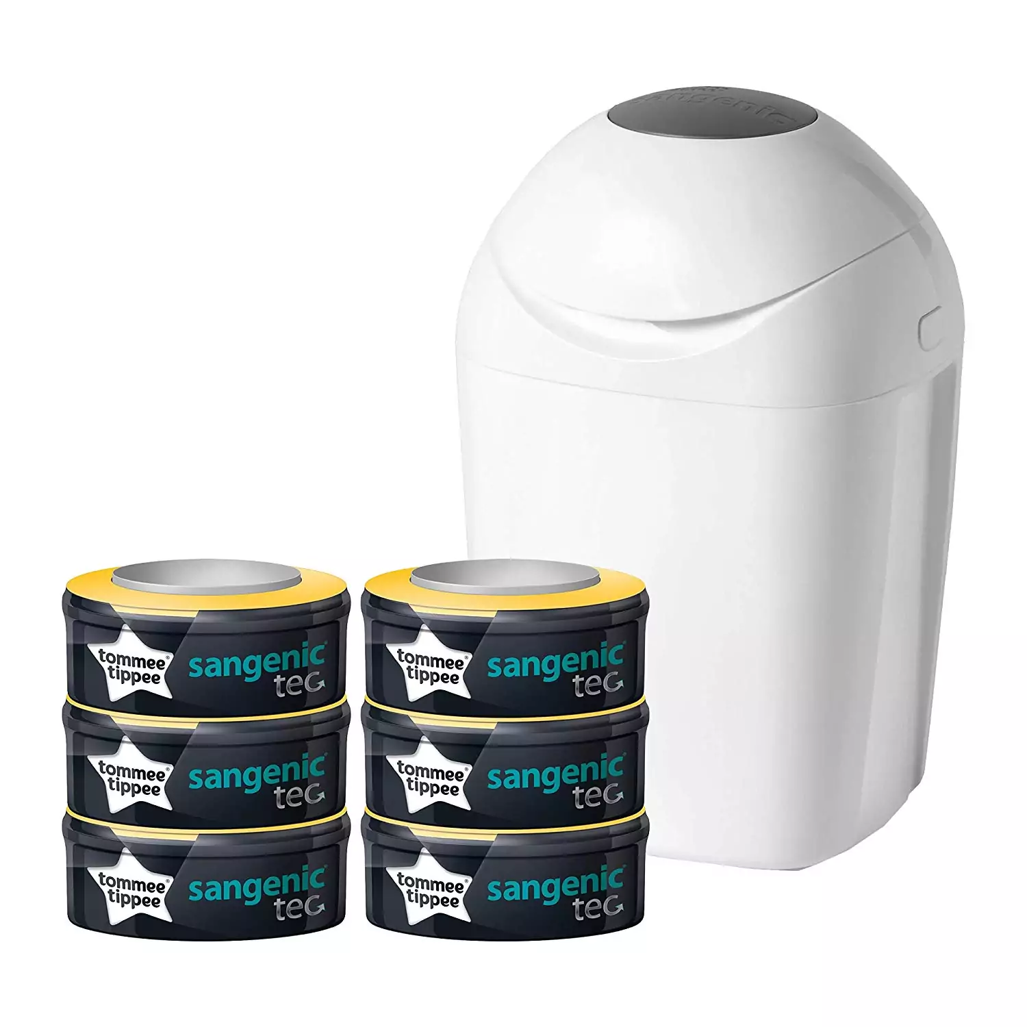 Contenedor de pañales con 6 recambios Contenedor de pañales con 6 recambios