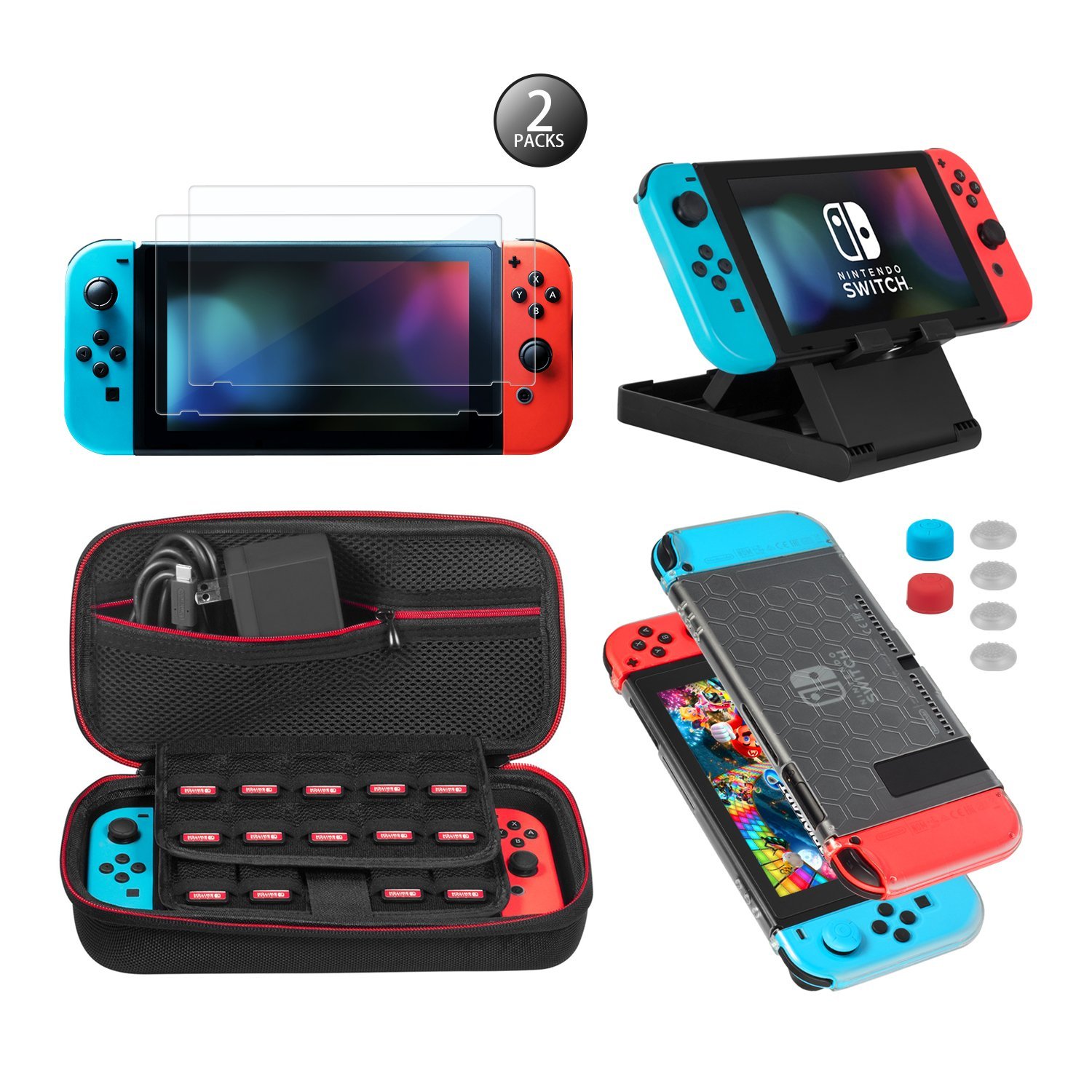 Kit Accesorios varios Nintendo Switch