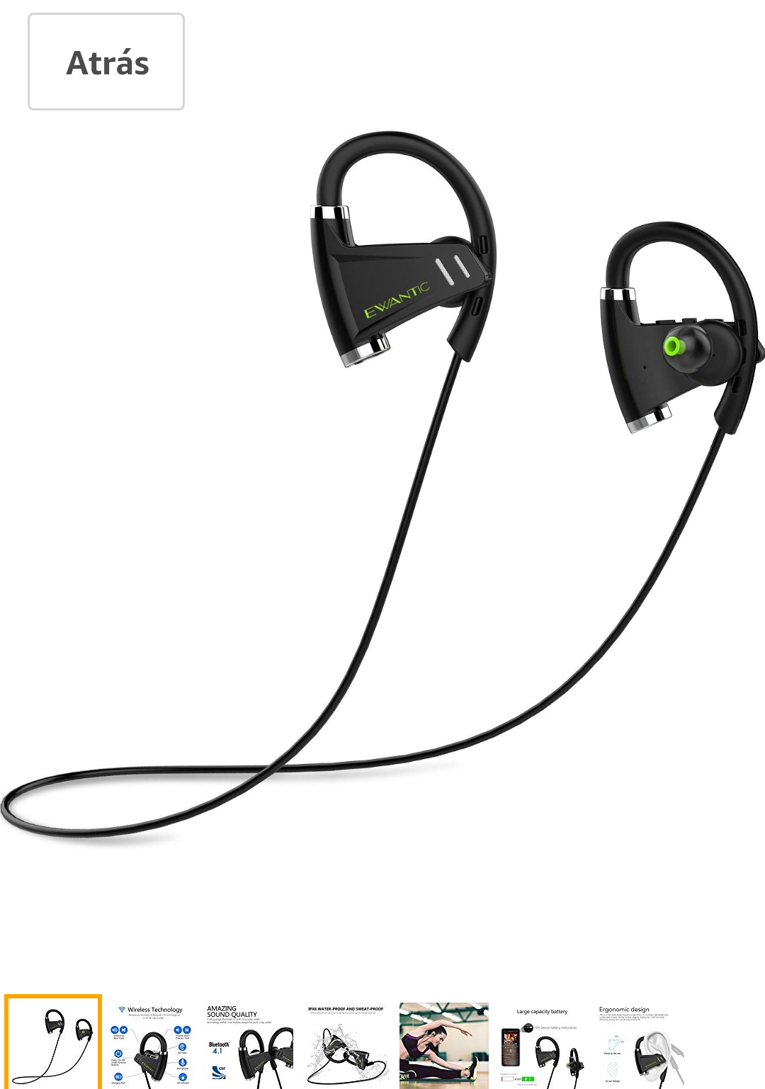 Auriculares bluetooth EWANTIC E3