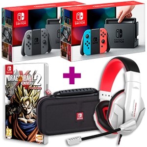 Nintendo Switch + Kit Dragon Ball Xenoverse 2 + accesorios