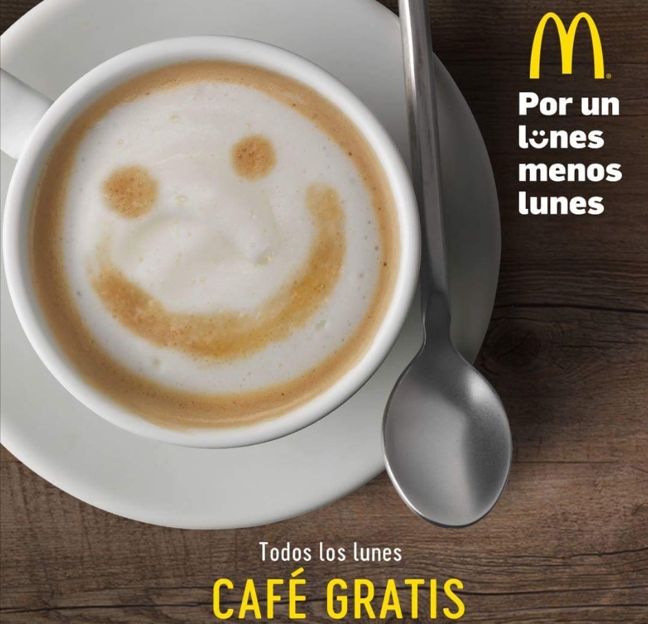 Café gratis todos los lunes