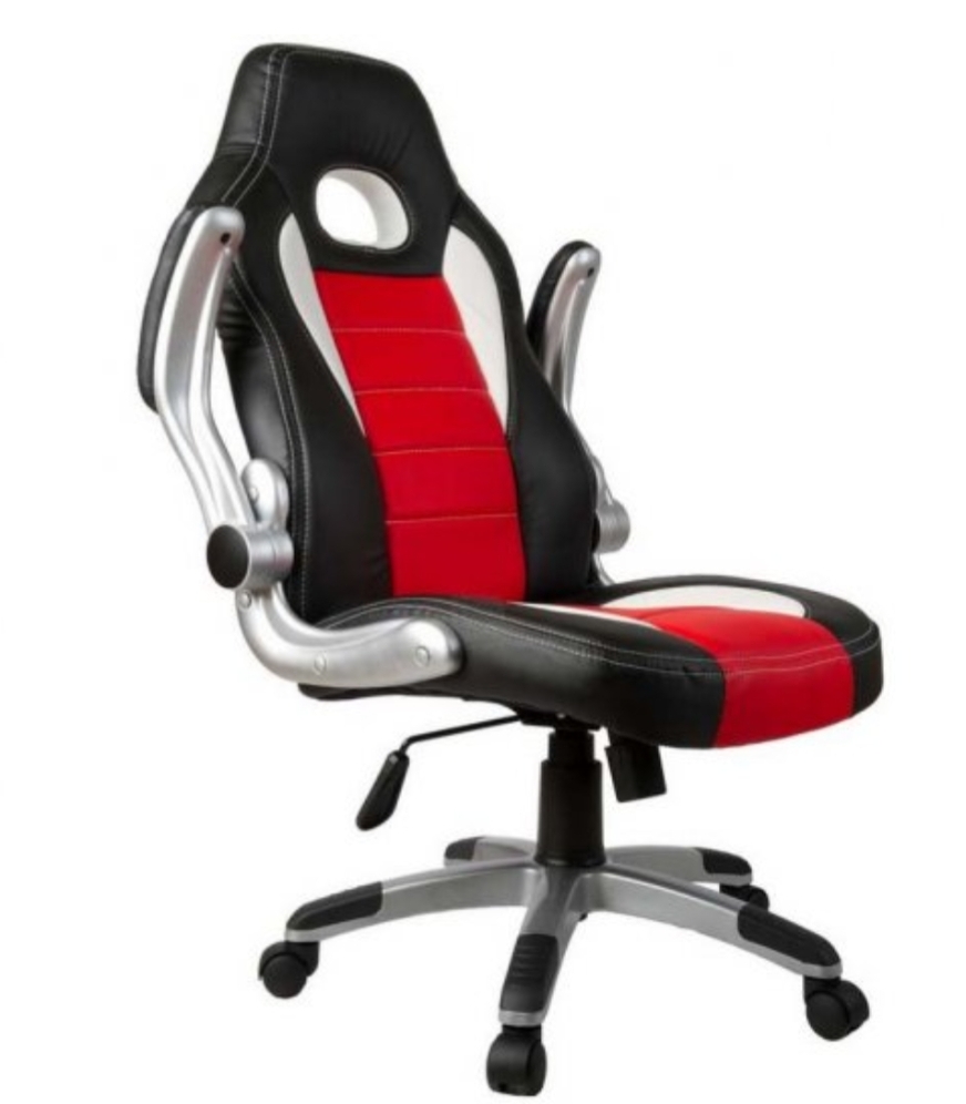 Consigue la silla Racing Sports negra y roja a un precio increíble