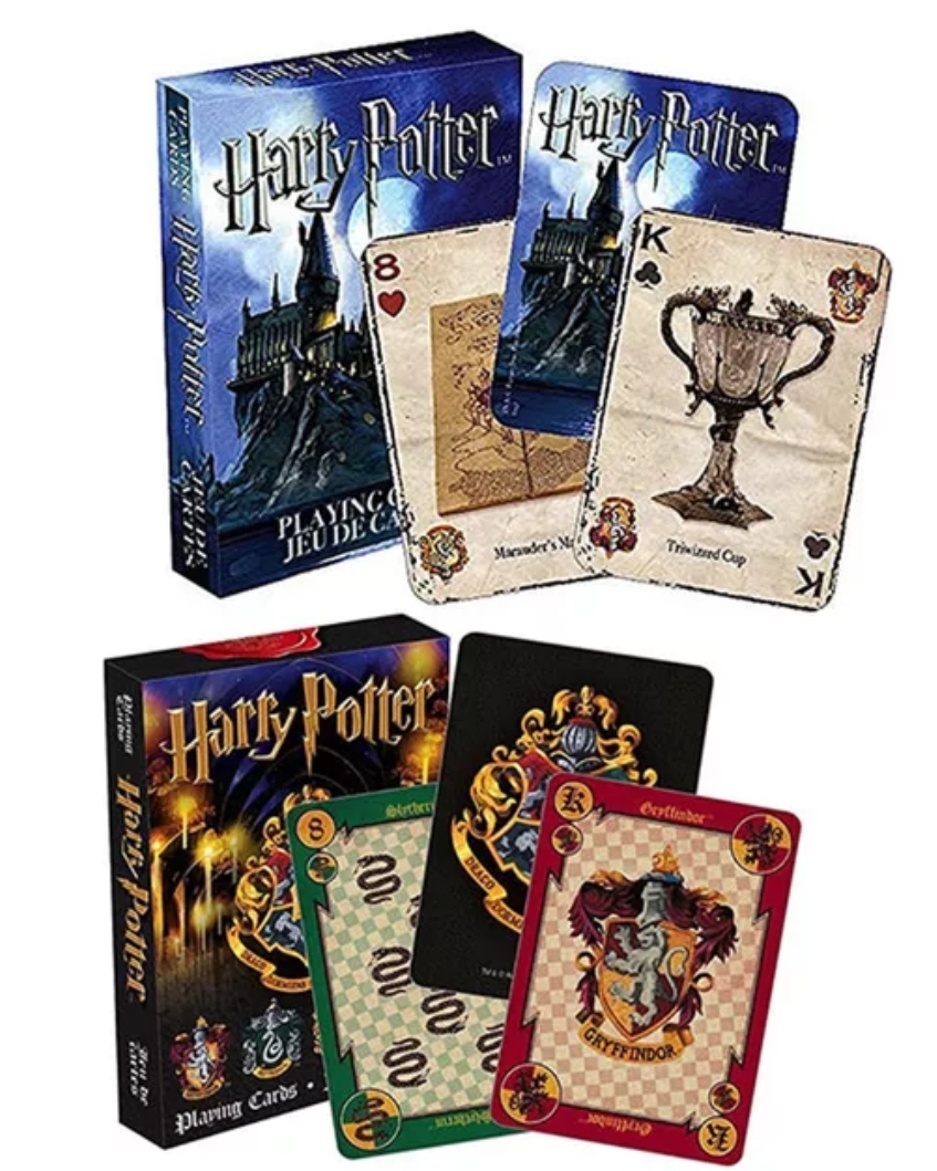 Pack 52 cartas con temática de Harry Potter