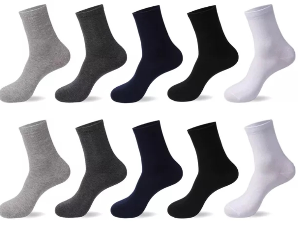 10 pares de calcetines de algodón