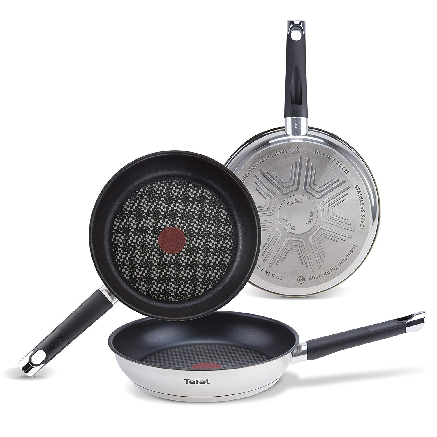 Set de 3 sartenes de aluminio Tefal Emotion antiadherente