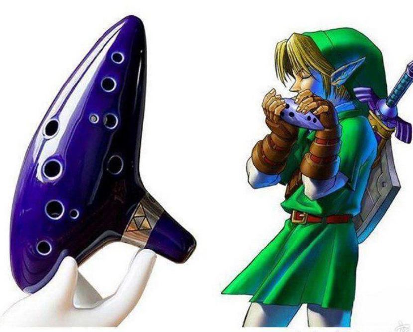 Ocarina de Zelda 12 agujeros