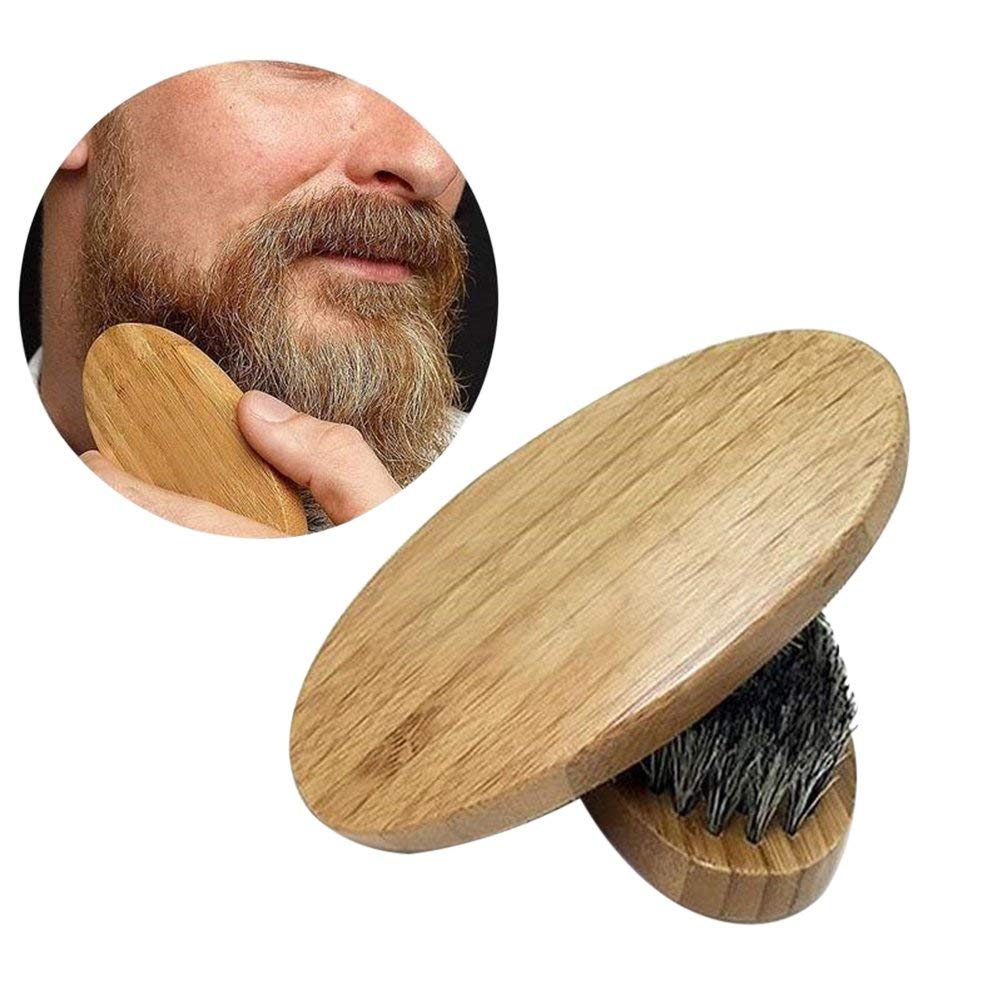 Cepillo de barba con mango de madera