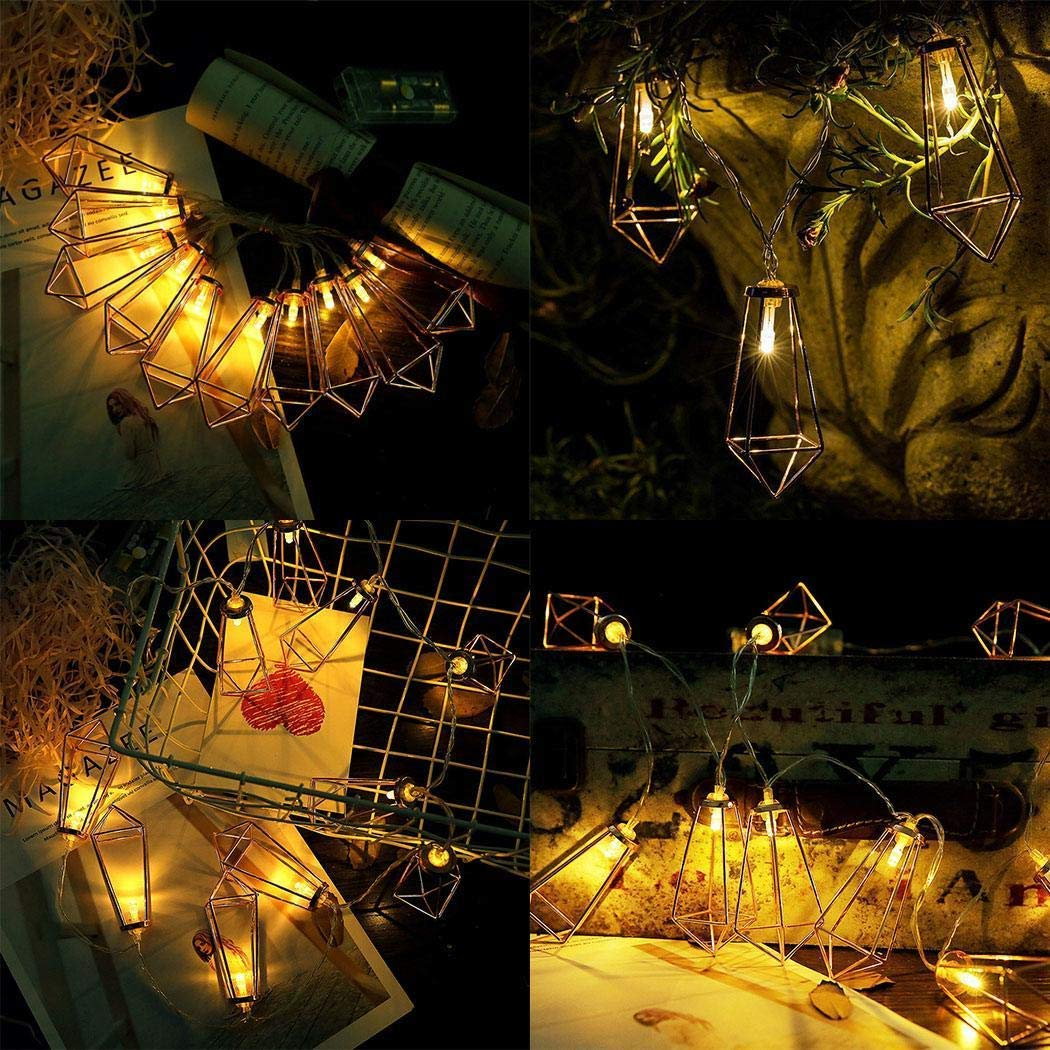 Guirnarldas Luces LED Decoración Exterior y Interior para Fiesta Boda Piscina Jardín Casa, Longitud: 120cm