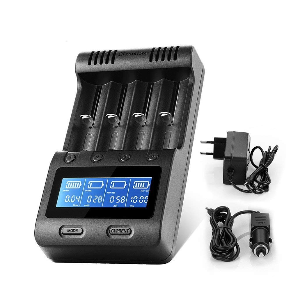 Cargador C4 inteligente con pantalla LCD