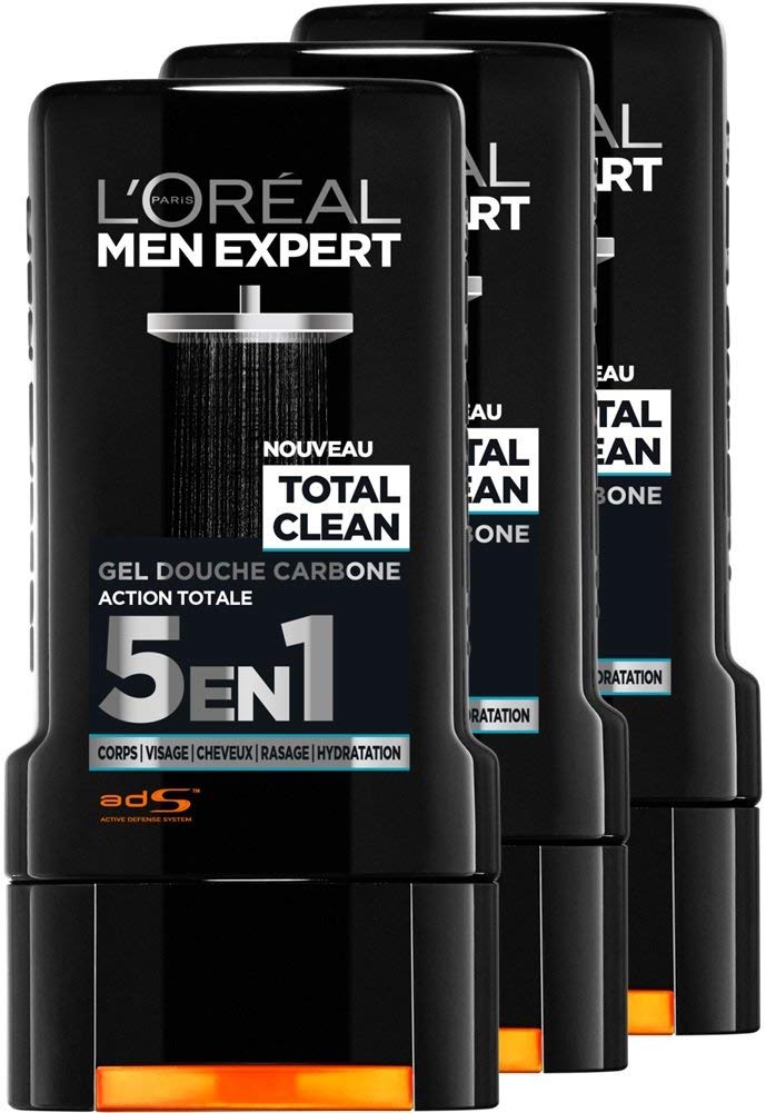 L'Oréal Men Expert Total Clean Pack de 3