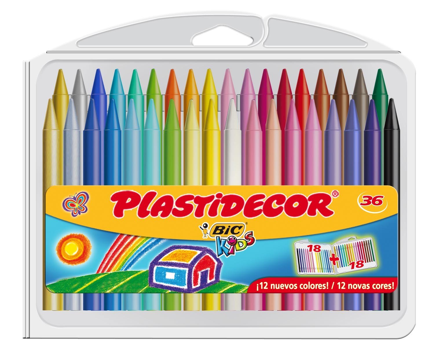 Pack de 36 ceras Pastidecor
