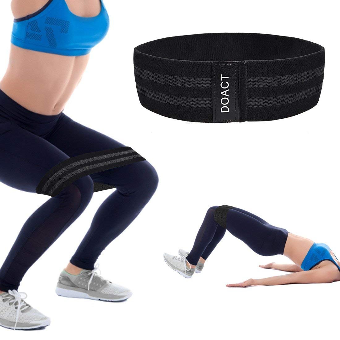 Bandas de Resistencia para Pilates Set para Piernas y Glúteos