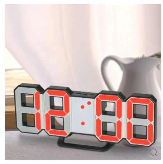 Gocomma TS - S60 3D LED Digital Alarm Clock