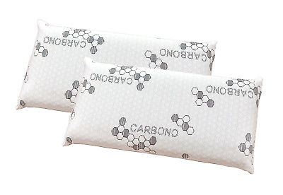Pack de 2 almohadas Visco Copos Carbono 70 cm