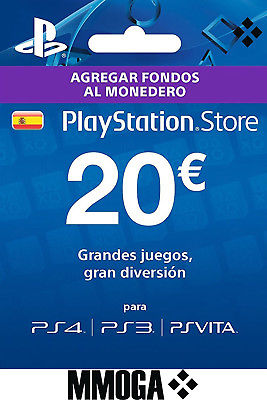 Tarjeta de prepago 20€ playstation store