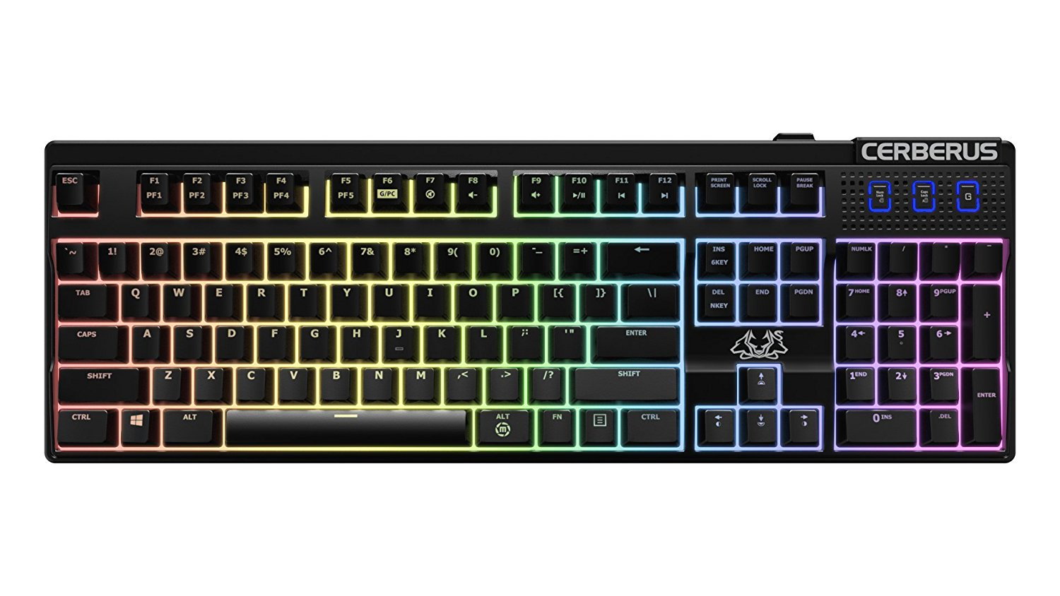 ASUS Cerberus Mech RGB - Teclado para Gaming (Retroiluminación Multicolor)