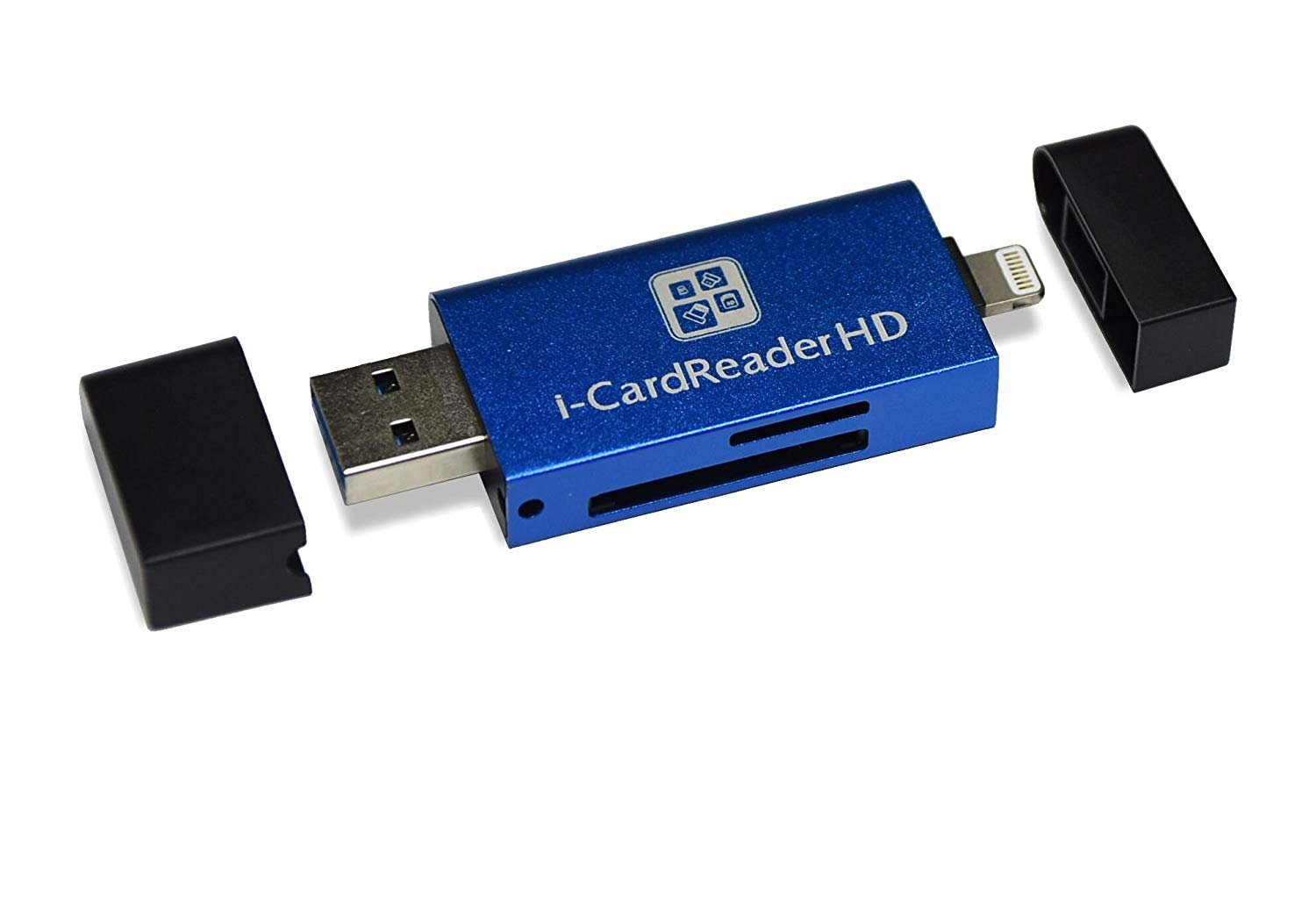 USB 3.0 lector de tarjetas de memoria portátil TF y tarjetas SD con Connector Lightning