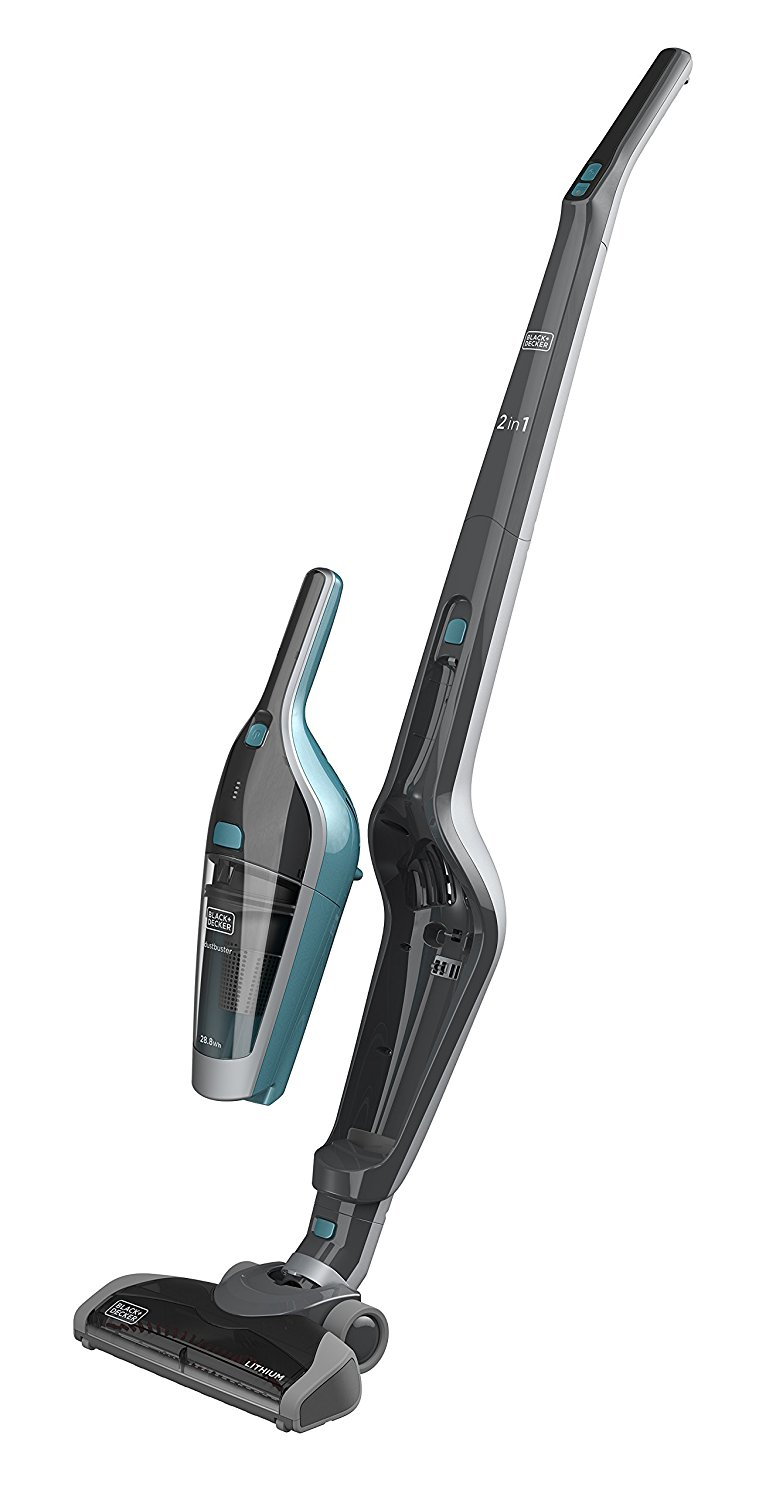 Black+Decker SVA420B-QW - Aspirador escoba 2 en 1, 14.4 V