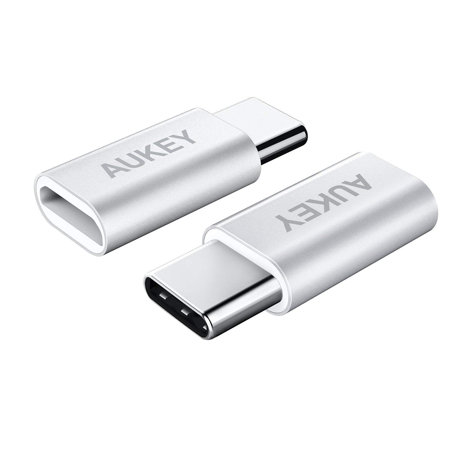AUKEY USB C a Micro USB Adaptador (2 Unidades)