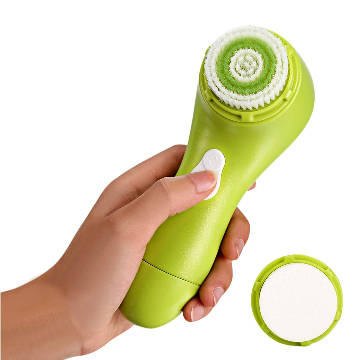 IPX5 masajeador facial eléctrico, – Cepillo limpiador multiusos para cara 2 velocidades