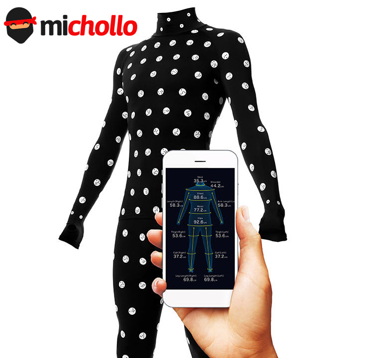 Traje medidor para el cuerpo