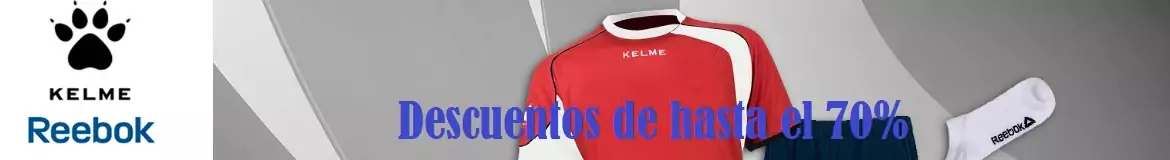 70% de descuento en KELME 70% de descuento en KELME