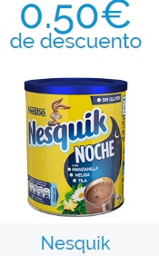 Nuevo cupón de Nestle: NESQUIK NOCHE