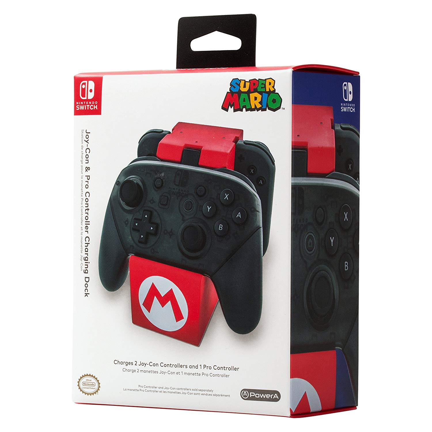 Pro Controller Charger Edición Super Mario (Nintendo Switch)