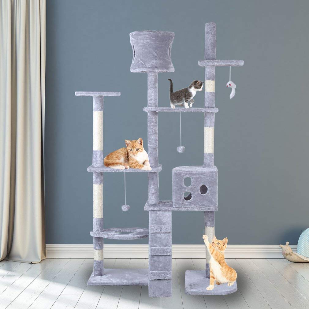 Árbol rascador para gatos，medidas 89 x 59 x 177cm
