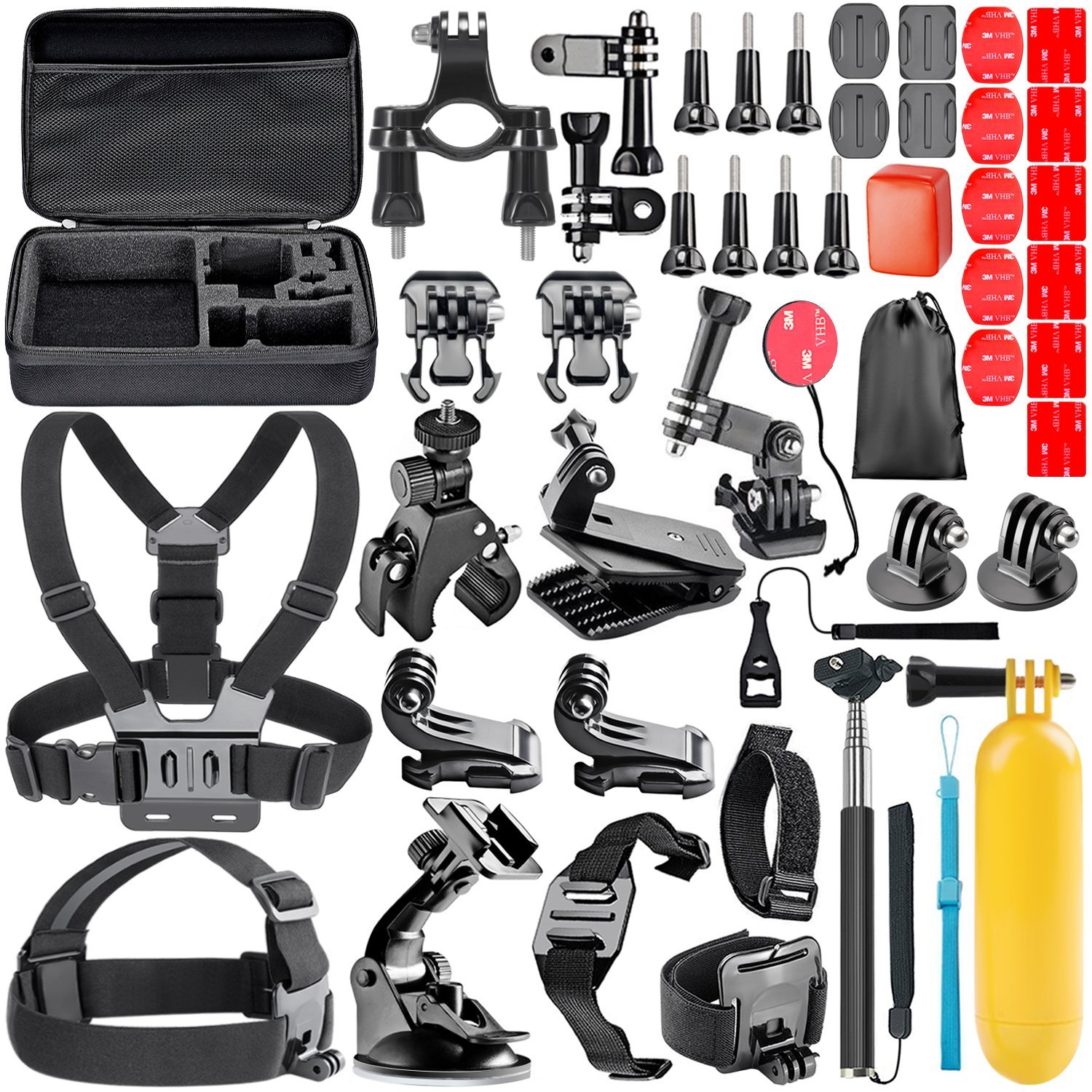 44 en 1 - Kit de Accesorios de Cámara de acción