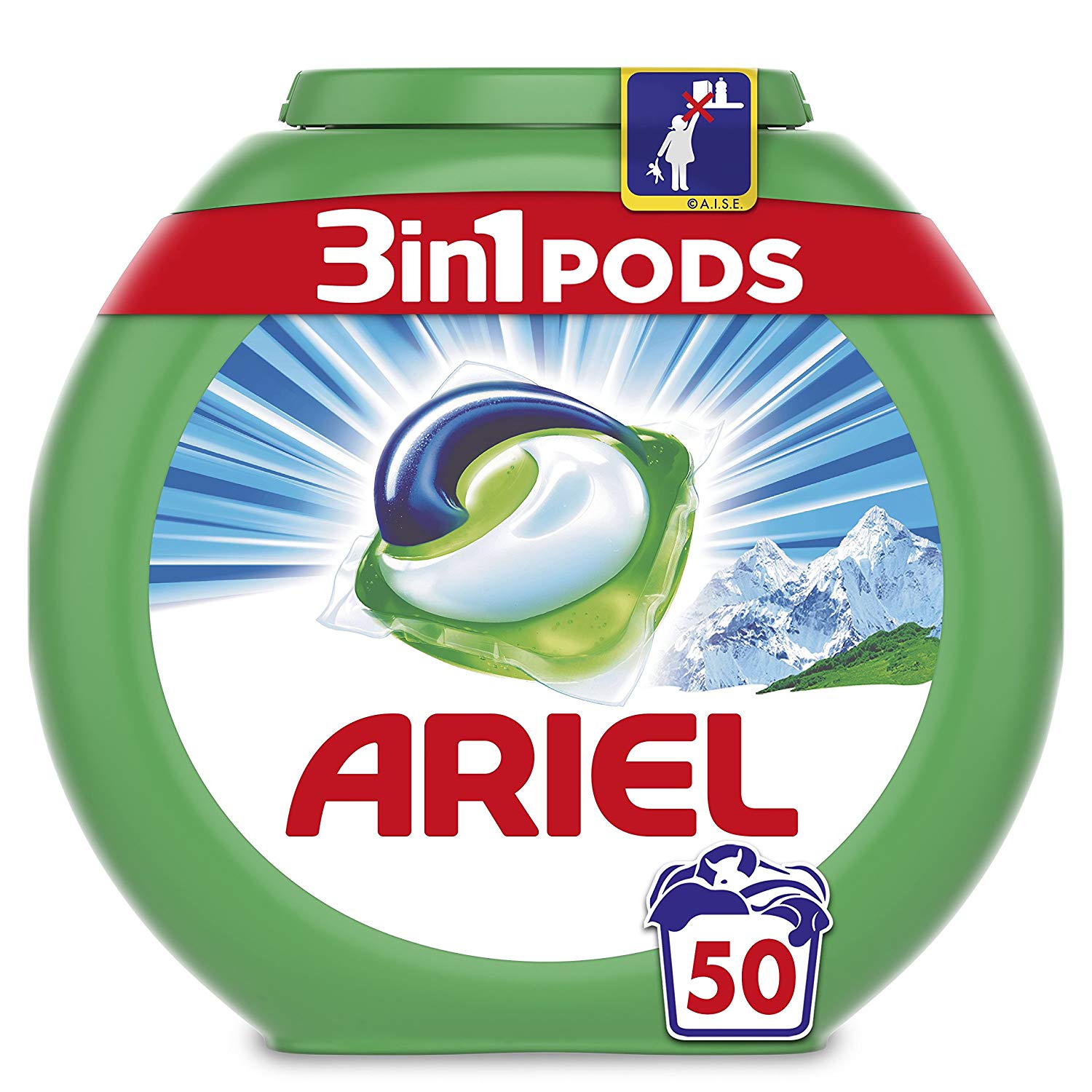 50 lavados con Ariel 3 en 1 pods solo 10,5€