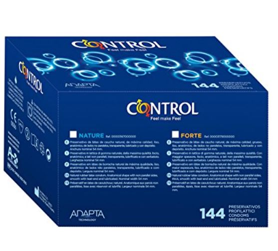 Caja de 144 preservativos Control