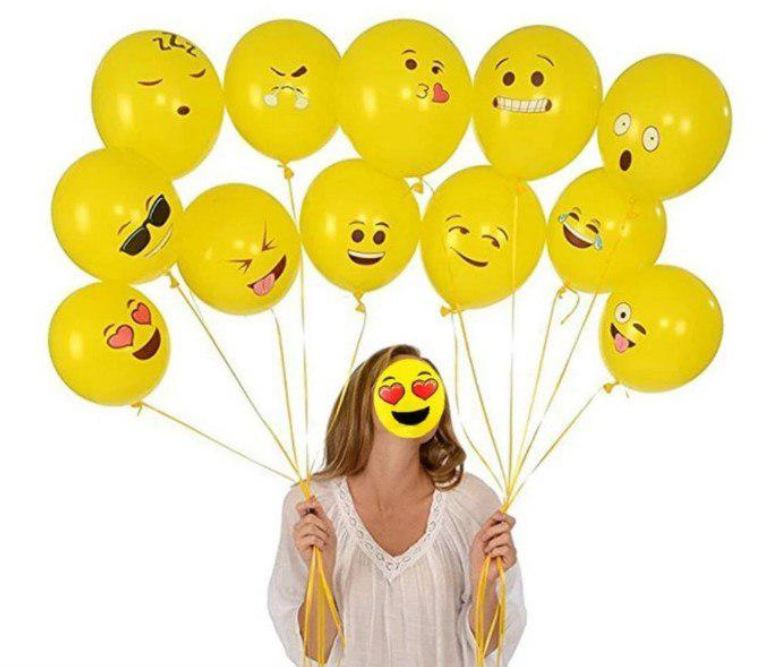 10 globos emoji