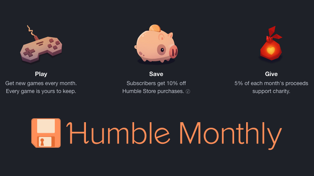 3 meses de Humble mothly bundle por 23$