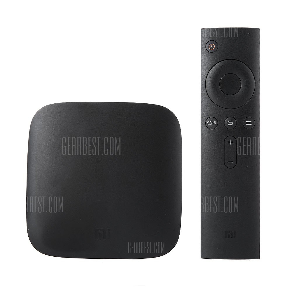 ( Official International Version ) Original Xiaomi Mi TV Box - BLACK EU PLUG