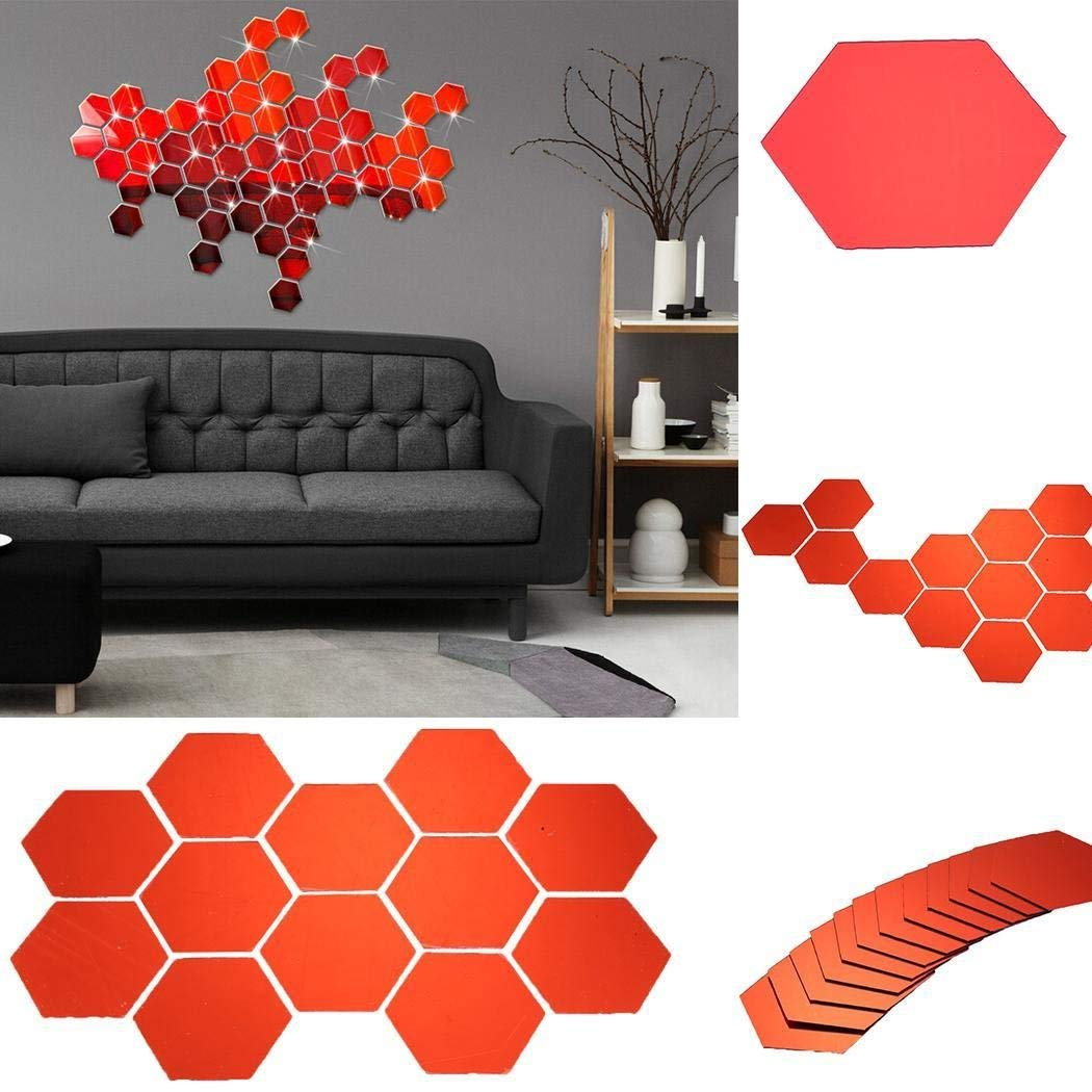 Espejo 12 piezas Hexagon