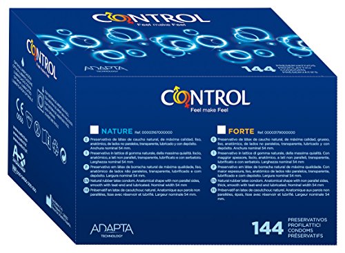 144 preservativos Control nature