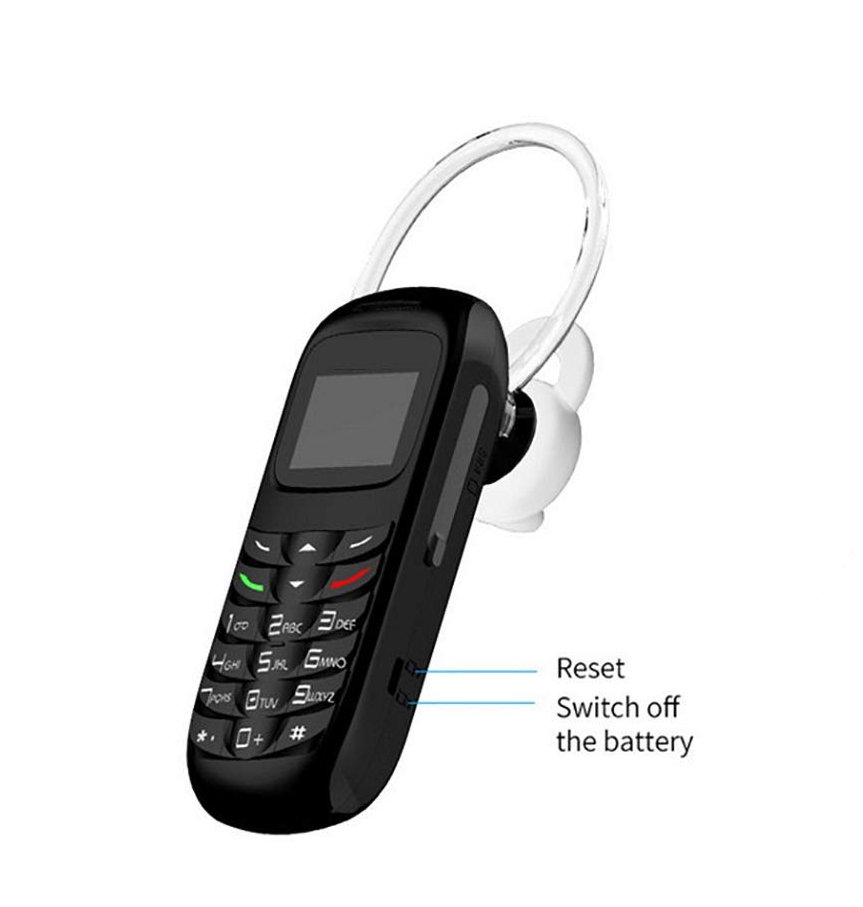 Auricular inalámbrico Bluetooth con Teléfono de Bolsillo Soporta Tarjeta SIM