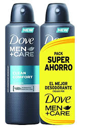 Dove Desodorante Clean Confort  2 Paquetes de 200ml