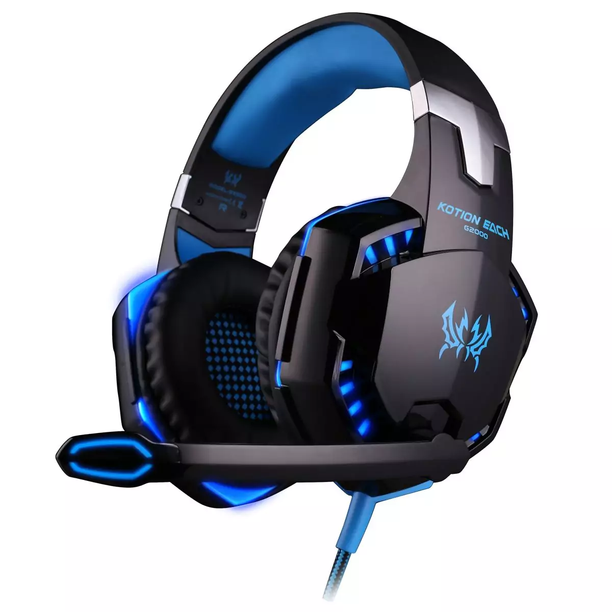 KOTION EACH G2000 Cascos Gaming USB LED Micro KOTION EACH G2000 Cascos Gaming USB LED Micro
