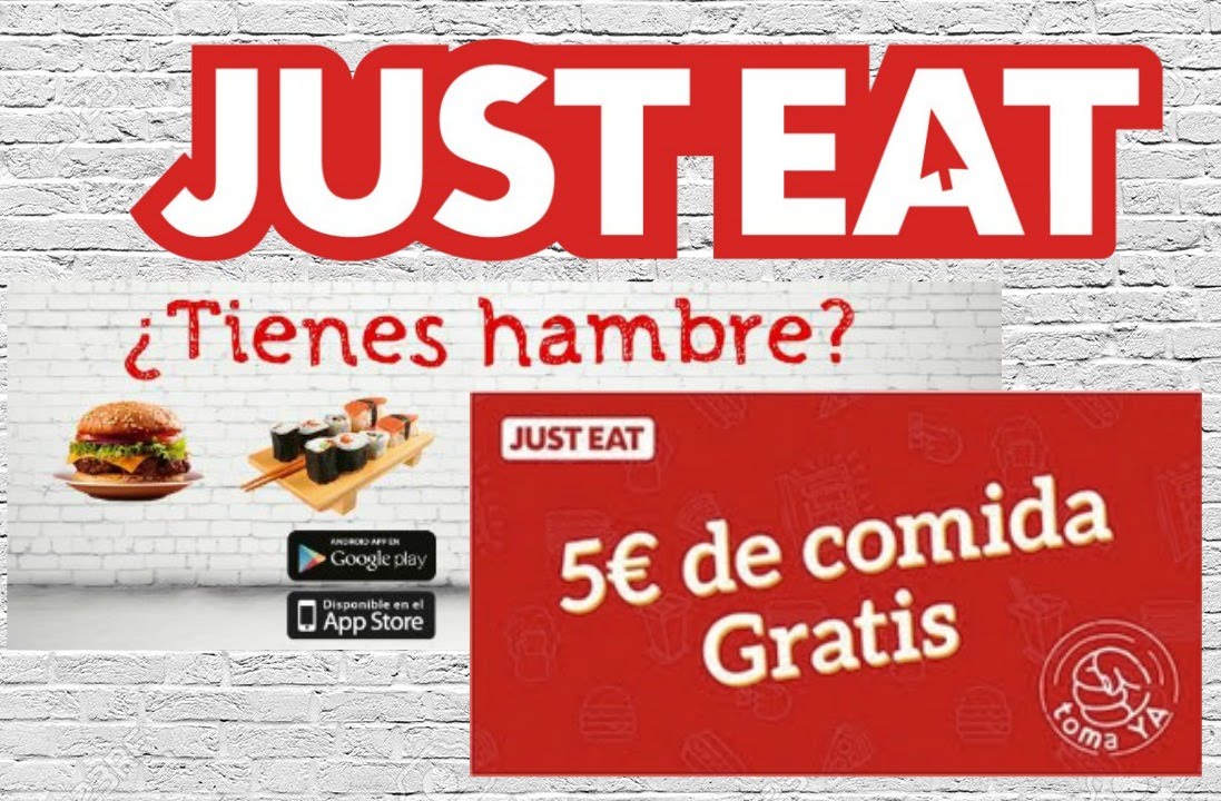 5€ GRATIS para JUST-EAT