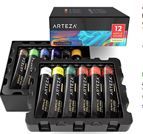 Arteza acrílico Premium artista pinturas