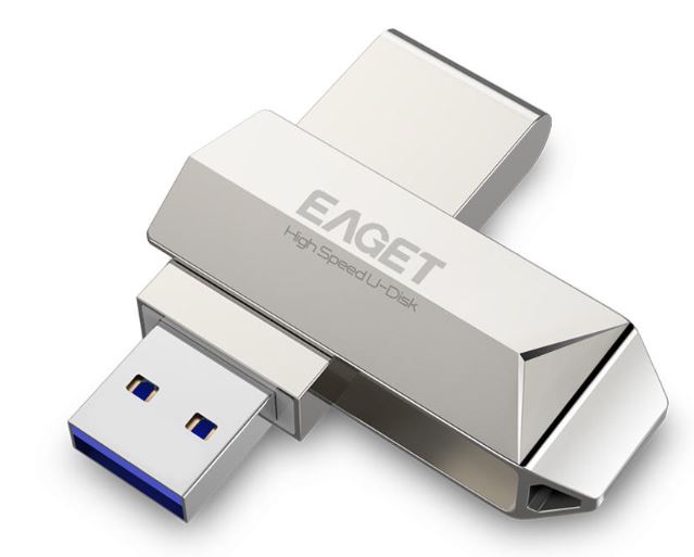 Pendrive metálico Eaget F70 USB 3.0 128GB solo 11,7€