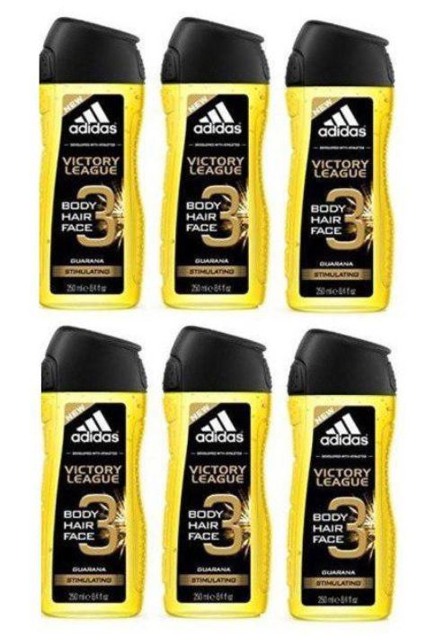 (6 x 250ml) 2 en 1 Adidas Victory League