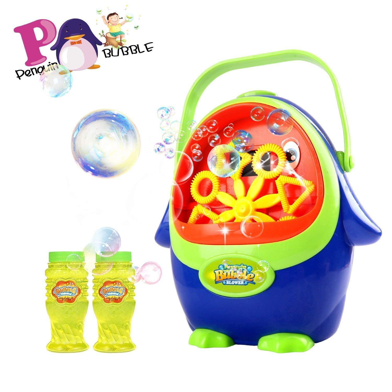 Máquina de burbujas para niños
