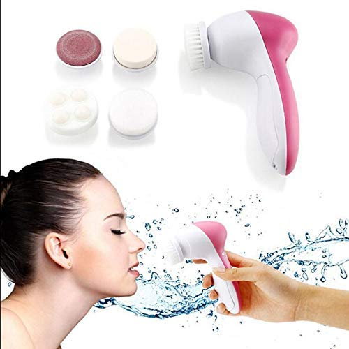 Cepillo de limpieza facial 5 en 1, Resistente al agua