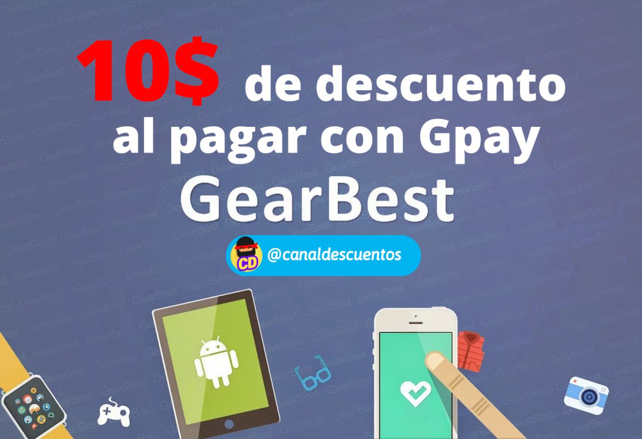 9€ DESCUENTO EN COMPRAS SUPERIORES A 44€ EN GEARBEST