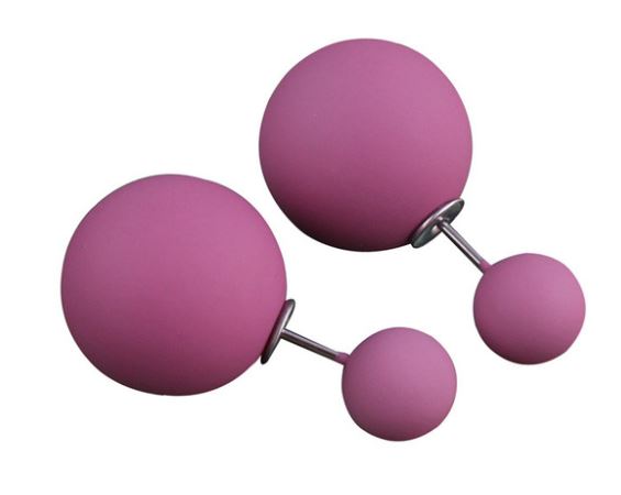 Pendientes en forma de bola